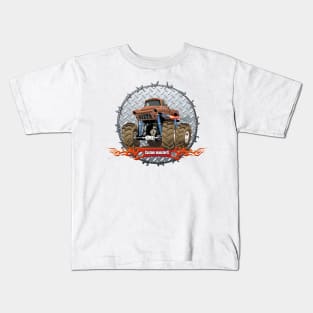 Cartoon monster truck Kids T-Shirt